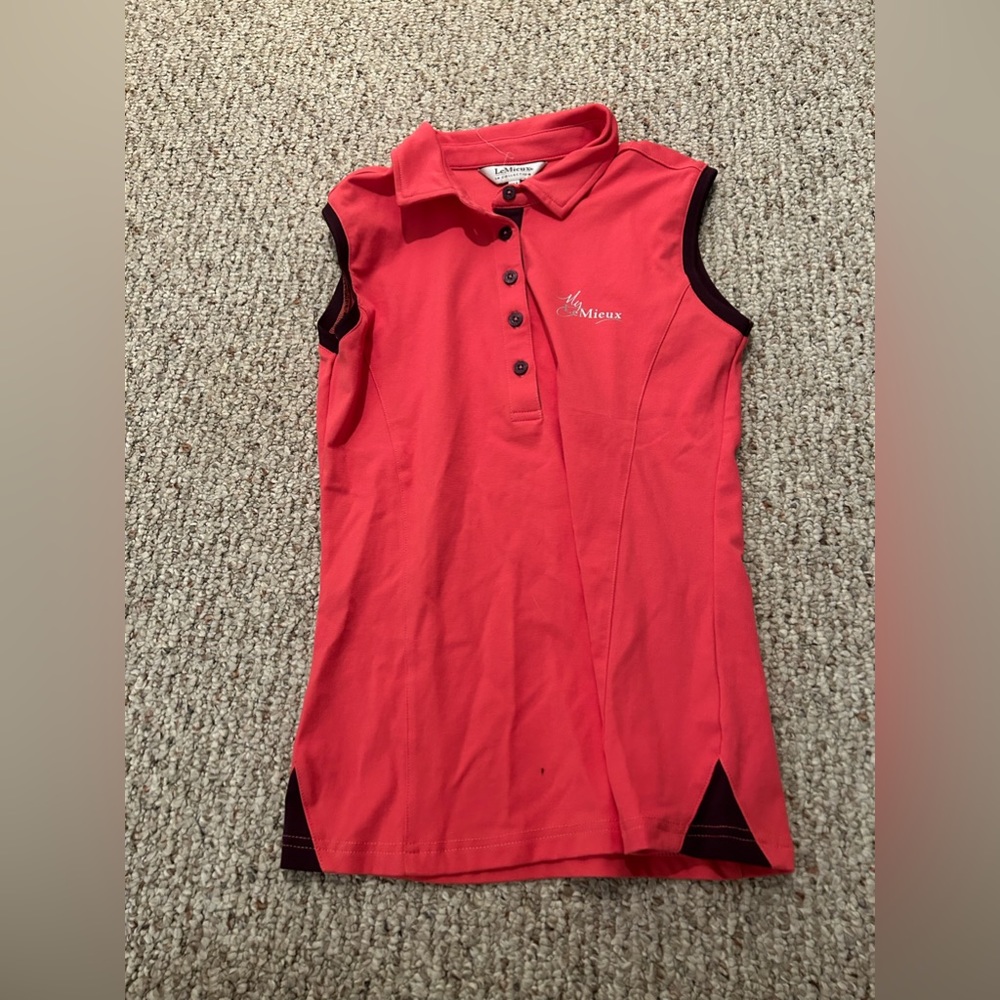 Papaya lemieux riding shirt
